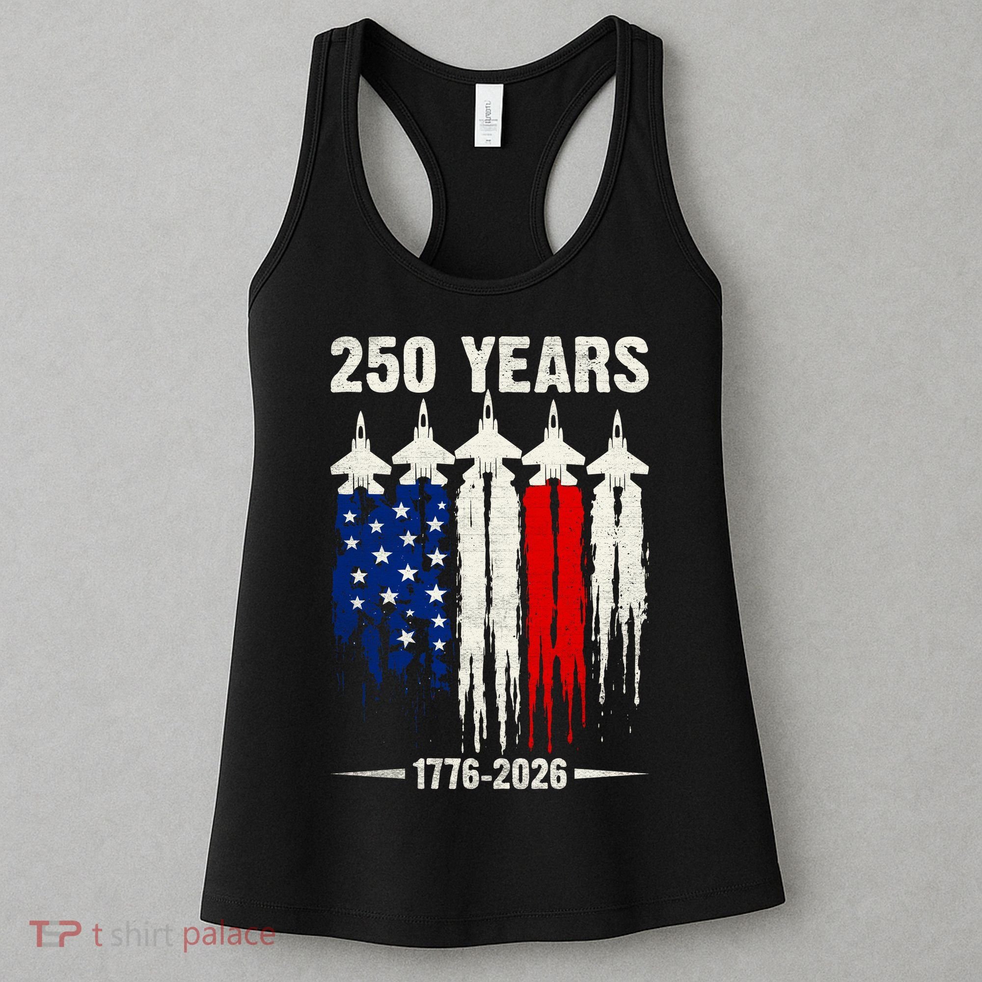 250 Years Air Force 1776-2026 250th Anniversary Of America Women's Tank Top