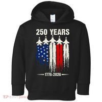 250 Years Air Force 1776-2026 250th Anniversary Of America Toddler Hoodie thumb 0