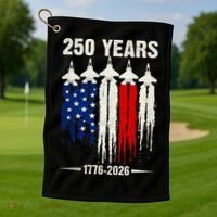 250 Years Air Force 1776-2026 250th Anniversary Of America Golf Towel thumb 1