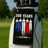 250 Years Air Force 1776-2026 250th Anniversary Of America Golf Towel thumb 2