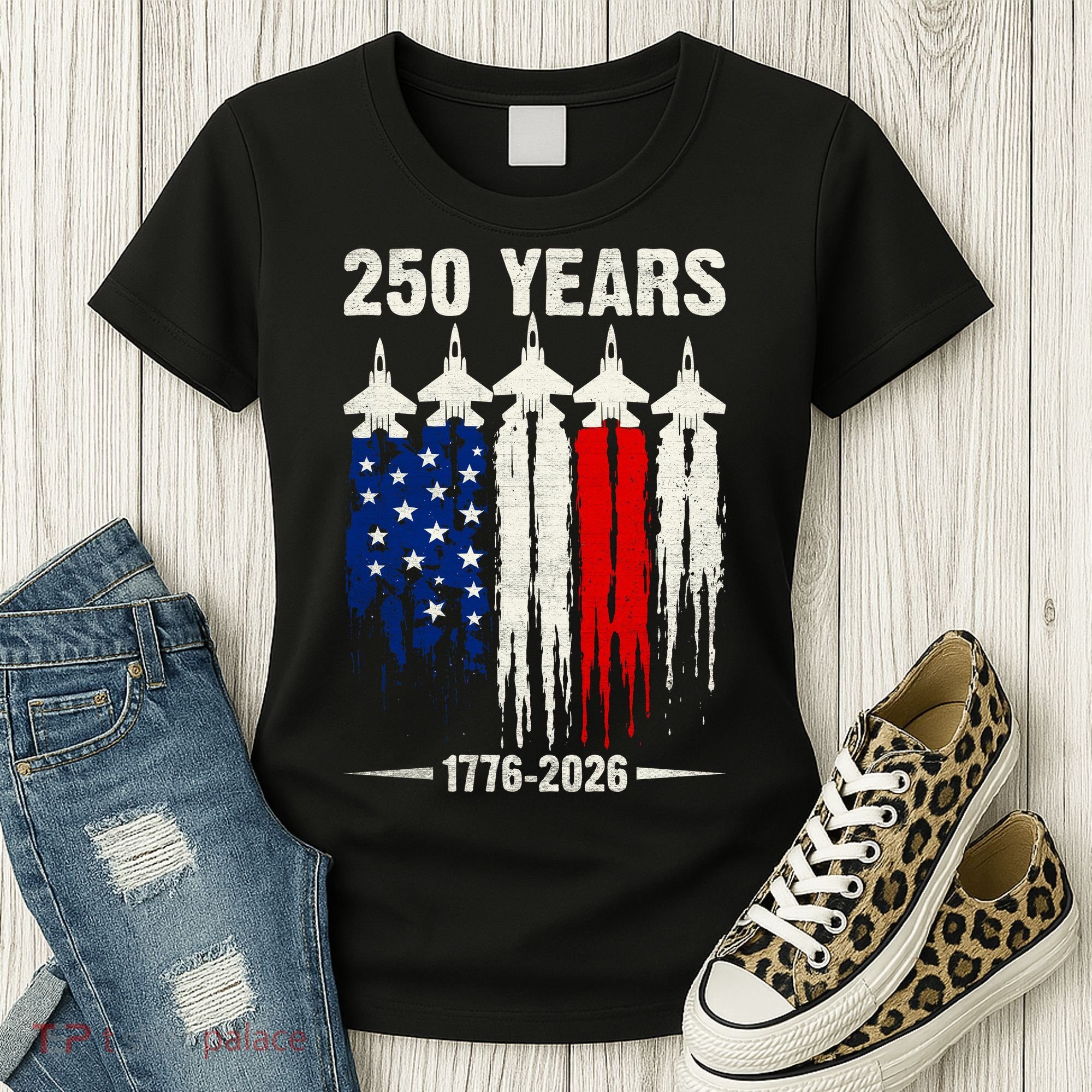 250 Years Air Force 1776-2026 250th Anniversary Of America Women's T-Shirt