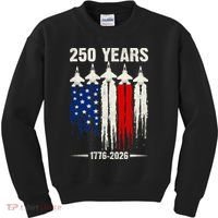250 Years Air Force 1776-2026 250th Anniversary Of America Kids Sweatshirt thumb 0