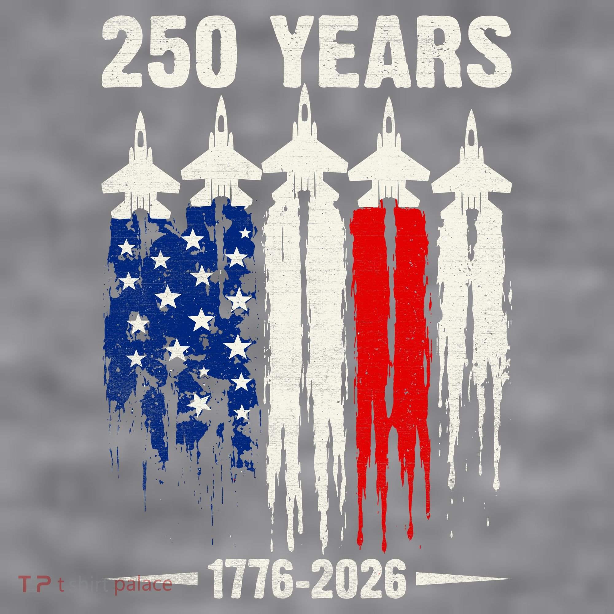 250 Years Air Force 1776-2026 250th Anniversary Of America Women's Racerback Cropped Tank