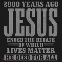 2000 Years Ago Jesus Ended the Debate Christian Believe Women's Tank Top thumb 5