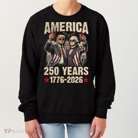 250 Years America 250th Anniversary Trump Washington Women's Sweatshirt thumb 0