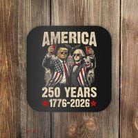 250 Years America 250th Anniversary Trump Washington Coaster thumb 0