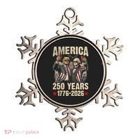 250 Years America 250th Anniversary Trump Washington Ornament thumb 0