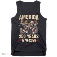 250 Years America 250th Anniversary Trump Washington Tank Top thumb 0