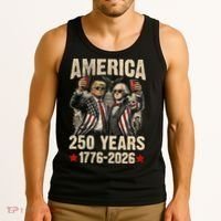 250 Years America 250th Anniversary Trump Washington Tank Top thumb 3