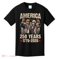 250 Years America 250th Anniversary Trump Washington Kids T-Shirt thumb 0