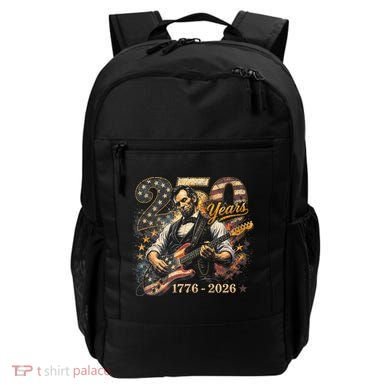 250 Years Abe Lincoln Playing Guitar 250th Anniversary  Backpack