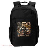 250 Years Abe Lincoln Playing Guitar 250th Anniversary  Backpack thumb 0