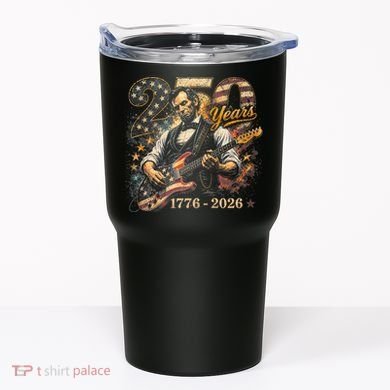 250 Years Abe Lincoln Playing Guitar 250th Anniversary  Tumbler