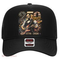 250 Years Abe Lincoln Playing Guitar 250th Anniversary  Hat thumb 0