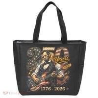 250 Years Abe Lincoln Playing Guitar 250th Anniversary  Tote Bag thumb 0