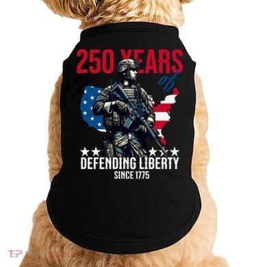 250 Years America Anniversary 250th Independence Day Doggie Tank