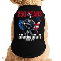 250 Years America Anniversary 250th Independence Day Doggie Tank thumb 0
