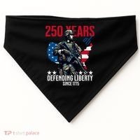 250 Years America Anniversary 250th Independence Day USA-Made Doggie Bandana thumb 0