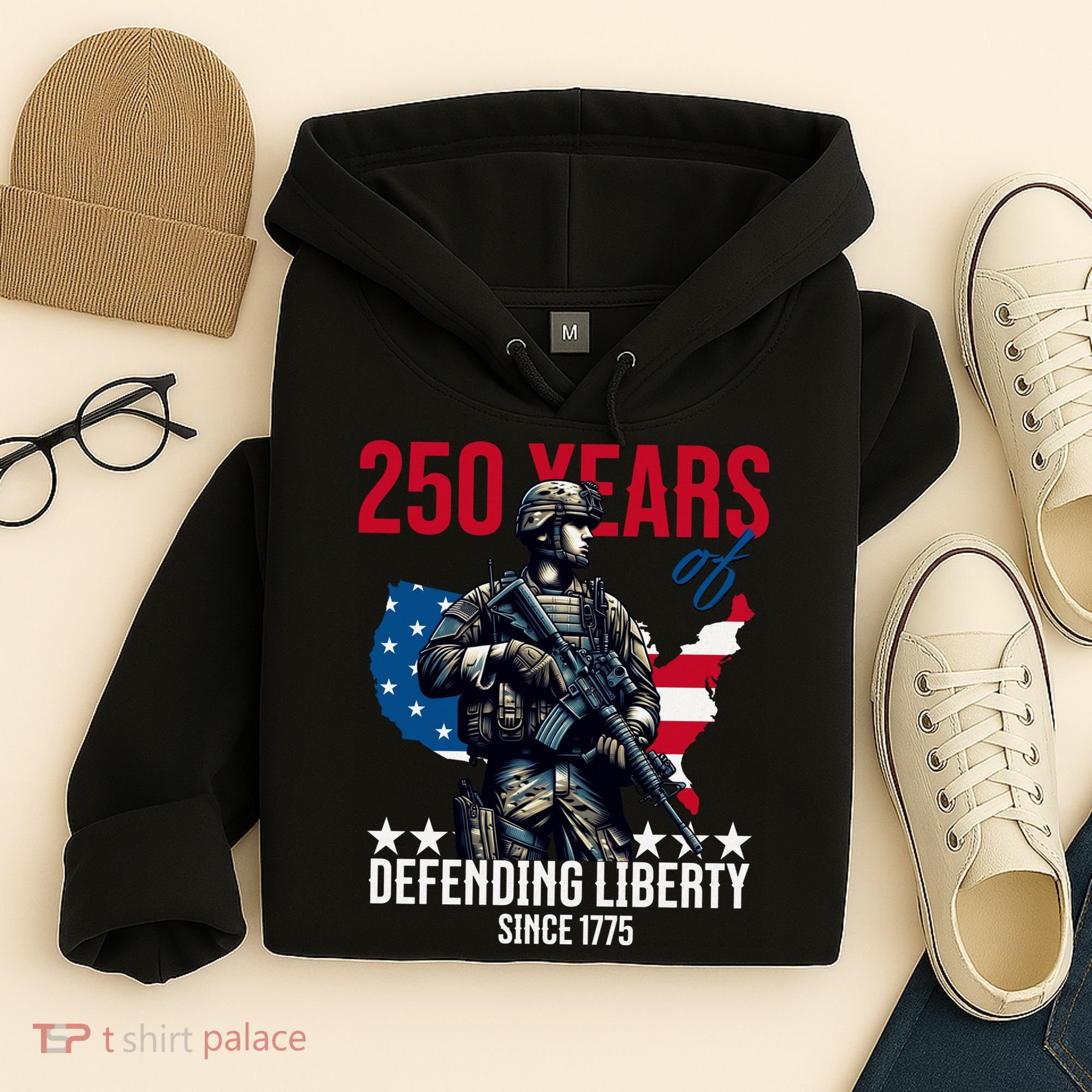 250 Years America Anniversary 250th Independence Day Hoodie