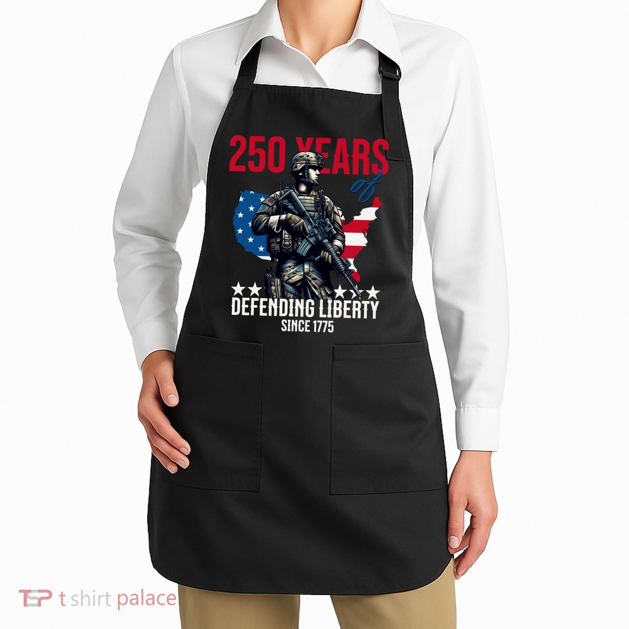 250 Years America Anniversary 250th Independence Day Apron