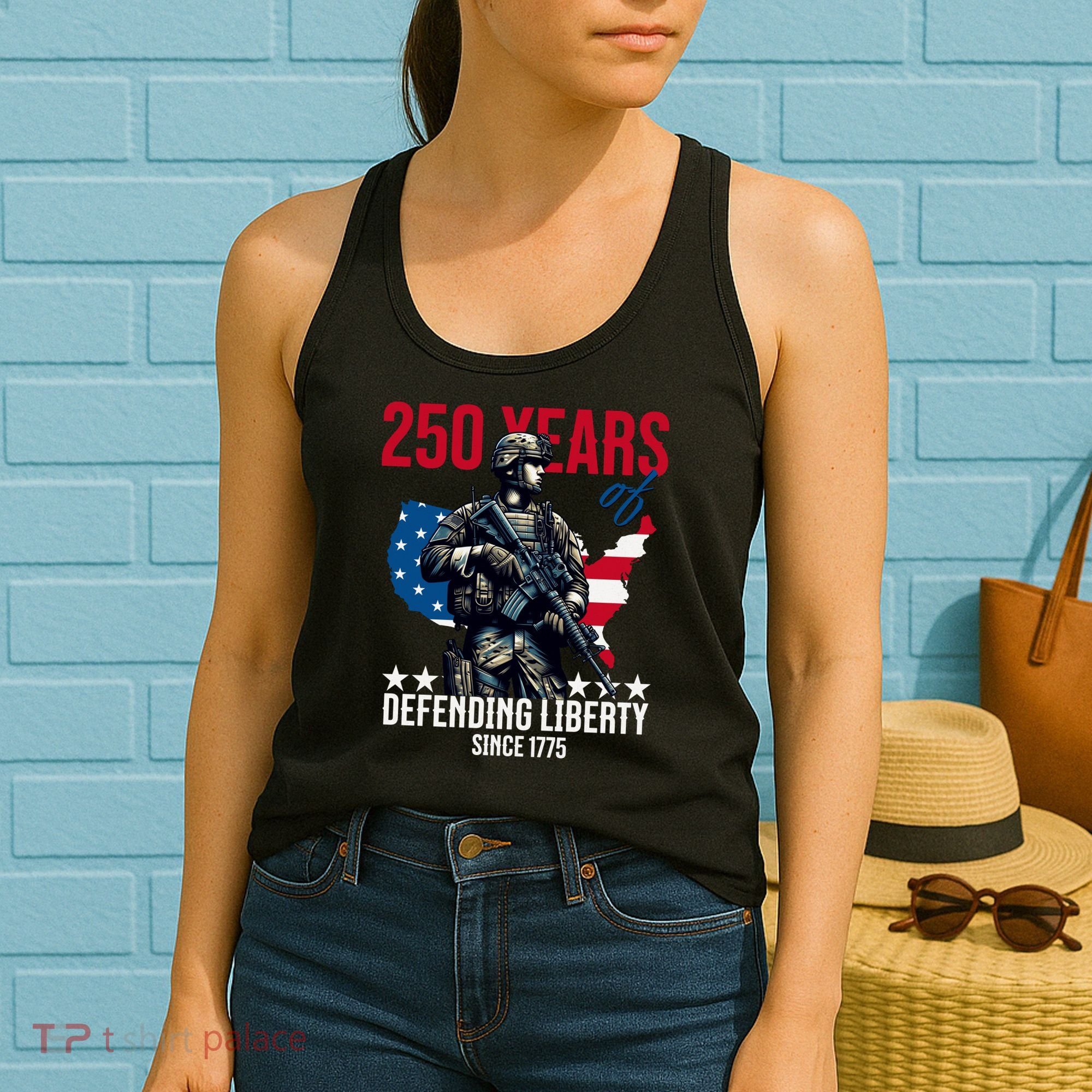 250 Years America Anniversary 250th Independence Day Women's Tank Top