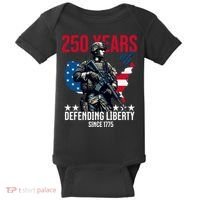 250 Years America Anniversary 250th Independence Day Baby Bodysuit thumb 0