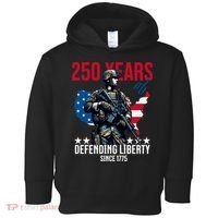 250 Years America Anniversary 250th Independence Day Toddler Hoodie thumb 0