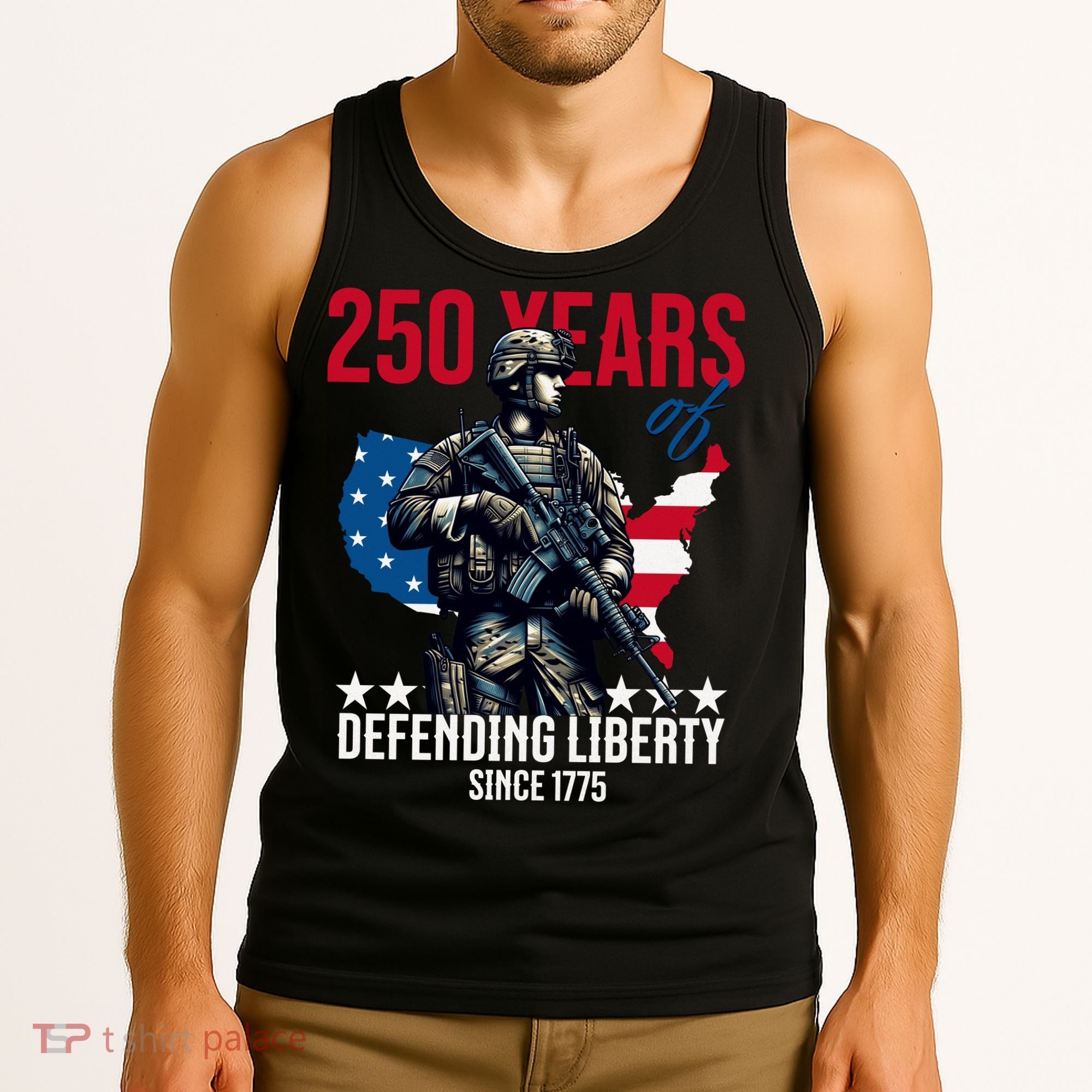 250 Years America Anniversary 250th Independence Day Tank Top