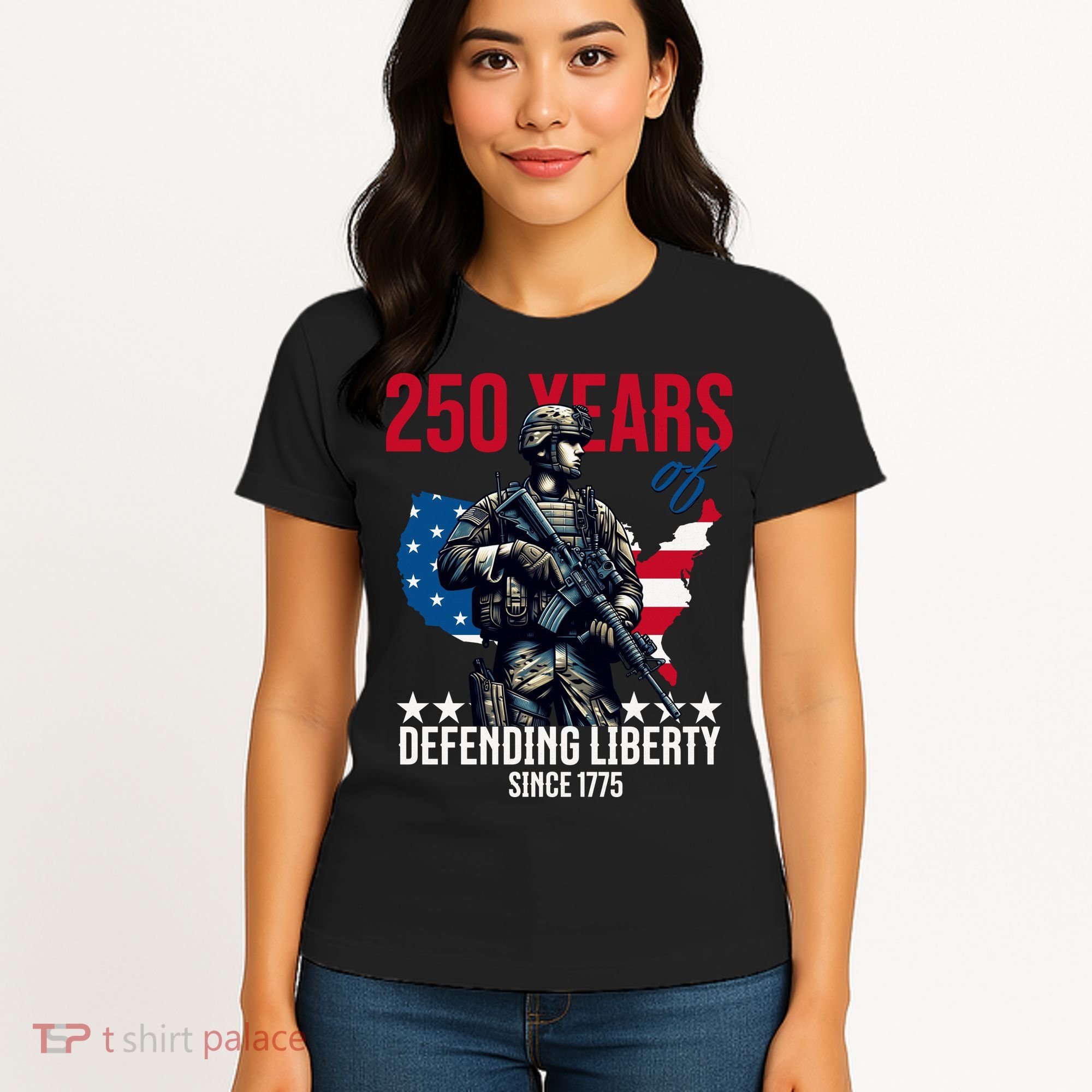 250 Years America Anniversary 250th Independence Day Women's T-Shirt