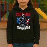 250 Years America Anniversary 250th Independence Day Kids Hoodie thumb 3