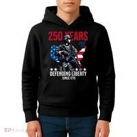 250 Years America Anniversary 250th Independence Day Kids Hoodie thumb 4