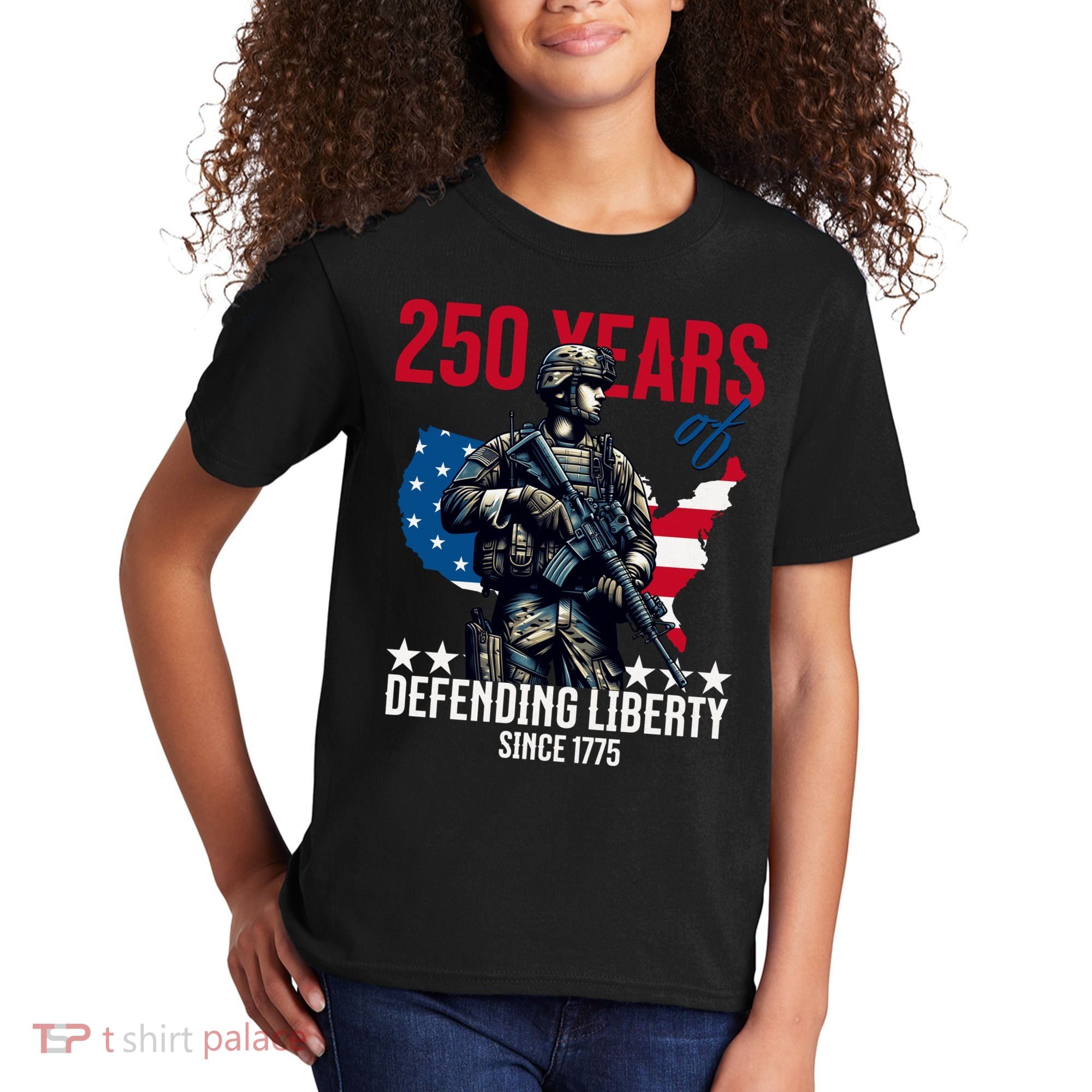 250 Years America Anniversary 250th Independence Day Kids T-Shirt