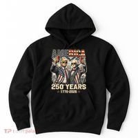 250 Years Donald Trump George Washington 1776-2026  Hoodie thumb 0