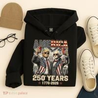 250 Years Donald Trump George Washington 1776-2026  Hoodie thumb 4