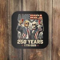 250 Years Donald Trump George Washington 1776-2026  Coaster thumb 0