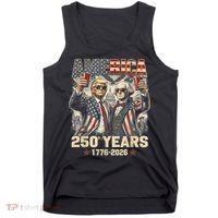 250 Years Donald Trump George Washington 1776-2026  Tank Top thumb 0