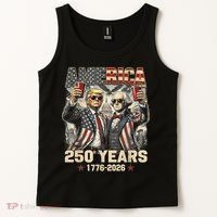 250 Years Donald Trump George Washington 1776-2026  Tank Top thumb 2