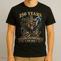 250 Years Faith Freedom 1776-2026  T-Shirt thumb 3