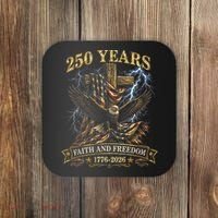 250 Years Faith Freedom 1776-2026  Coaster thumb 0