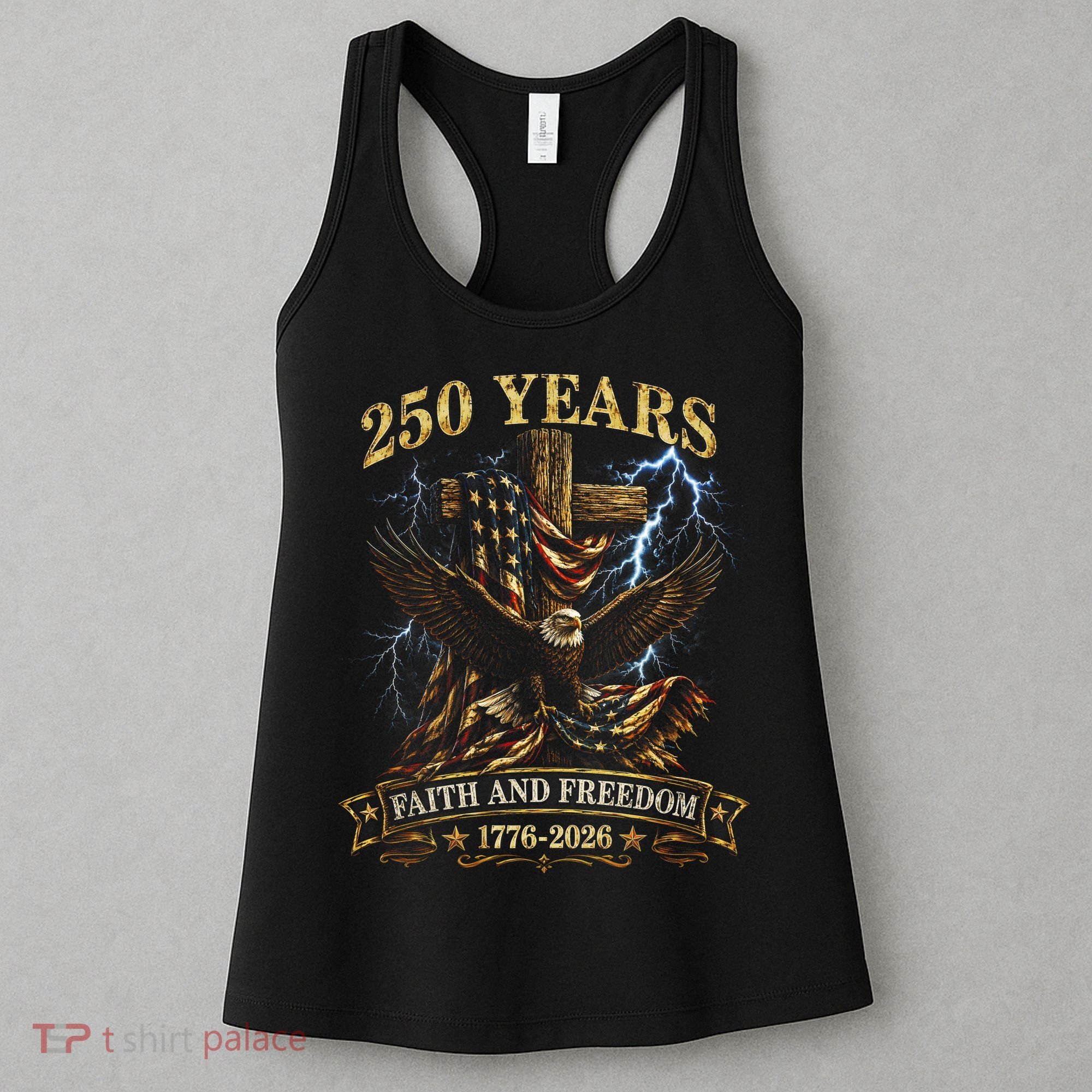 250 Years Faith Freedom 1776-2026  Women's Tank Top
