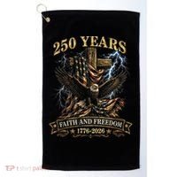 250 Years Faith Freedom 1776-2026  Golf Towel thumb 0
