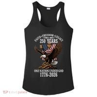 250 Years Faith Freedom Legacy Eagle 250th Anniversary Ladies PosiCharge Competitor Racerback Tank thumb 0