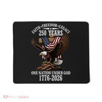 250 Years Faith Freedom Legacy Eagle 250th Anniversary Mousepad thumb 0