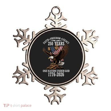 250 Years Faith Freedom Legacy Eagle 250th Anniversary Ornament