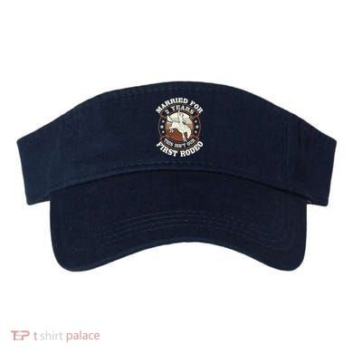 2 Years Married Cowboy 2nd Wedding Anniversary Rodeo Visor