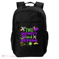 2 Year Old Two Infinity And Beyond 2nd Birthday Backpack thumb 0