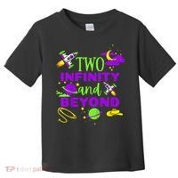 2 Year Old Two Infinity And Beyond 2nd Birthday Toddler T-Shirt thumb 0
