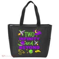 2 Year Old Two Infinity And Beyond 2nd Birthday Tote Bag thumb 0