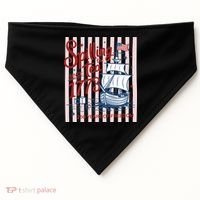 250 Years Of Freedom Spilling The Tea Since 1773 USA-Made Doggie Bandana thumb 0