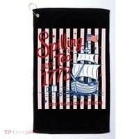 250 Years Of Freedom Spilling The Tea Since 1773 Golf Towel thumb 0